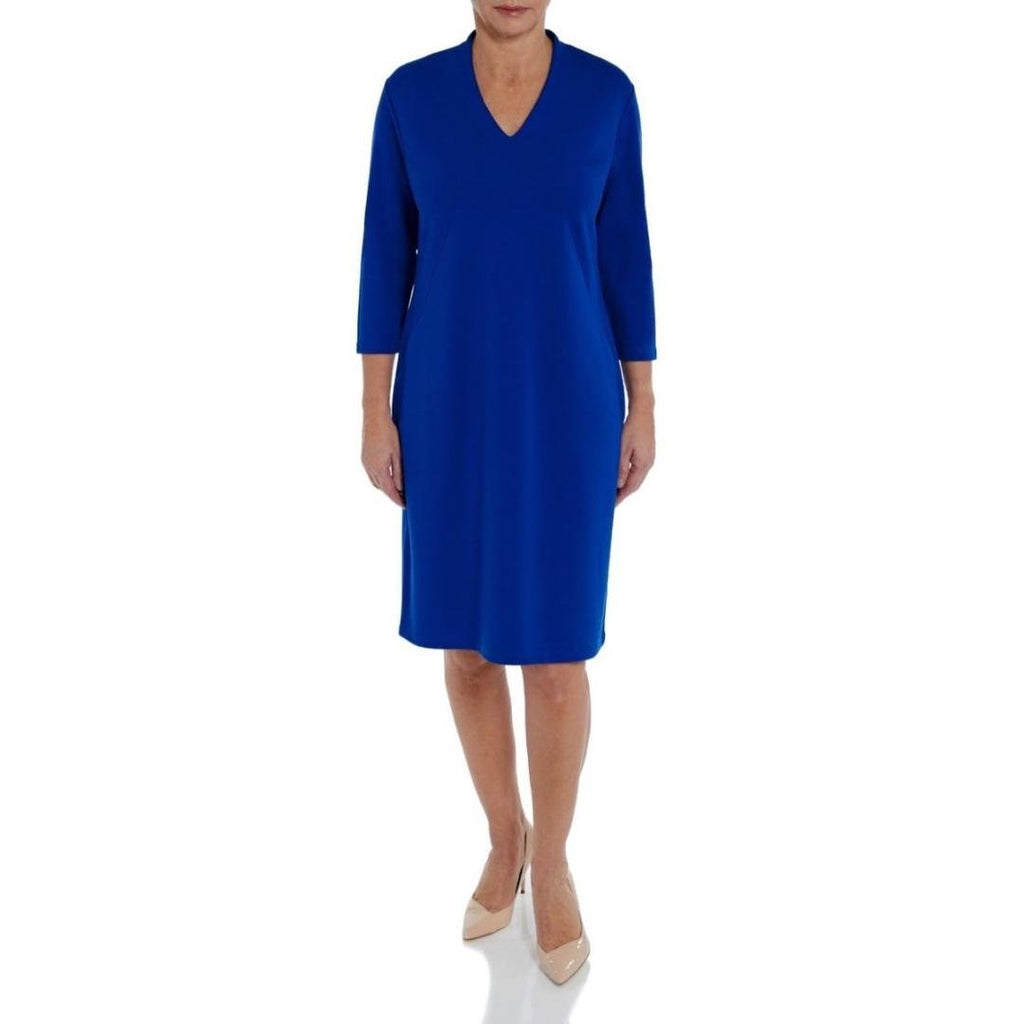 PENNY PLAIN Sapphire High Back V - neckline Dress - Beales department store