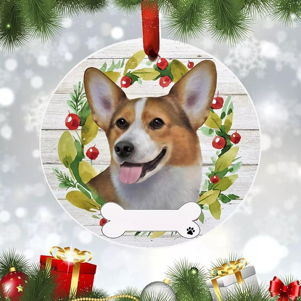 Pets Ceramic Christmas Hanging Decoration Welsh Corgi - Beales department store