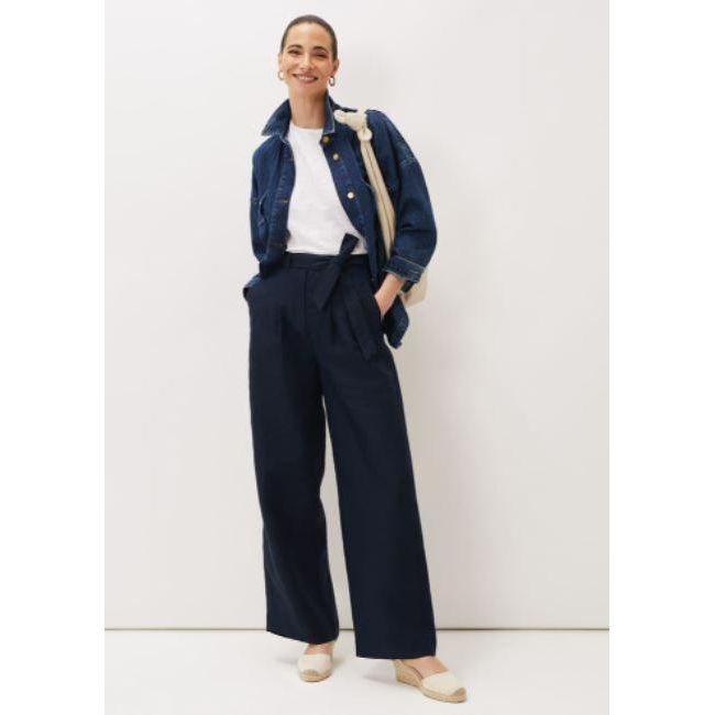 Phase Eight Aaliyah Trouser - Navy - Beales department store