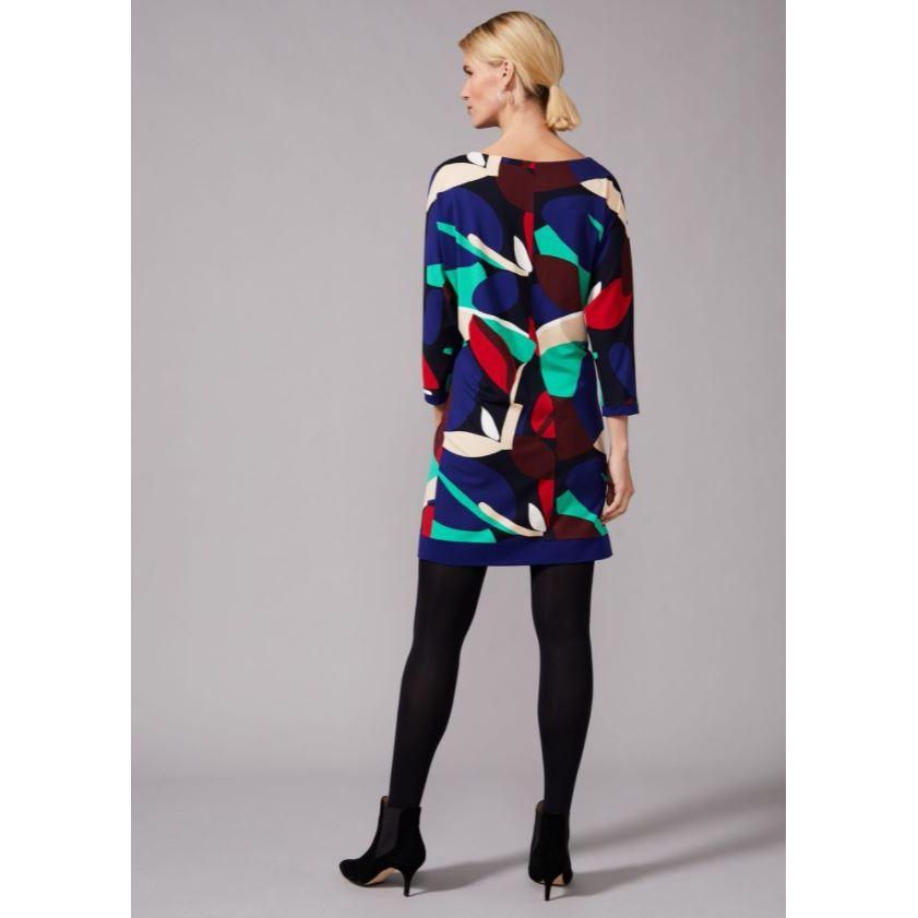 Phase Eight Adalee Leaf Print Colourblock Dress - Beales department store