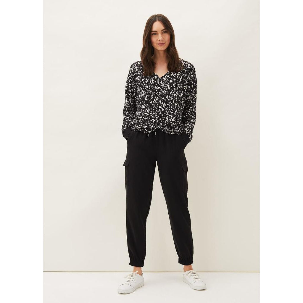 Phase Eight Alora Soft Jogger - Black - Beales department store