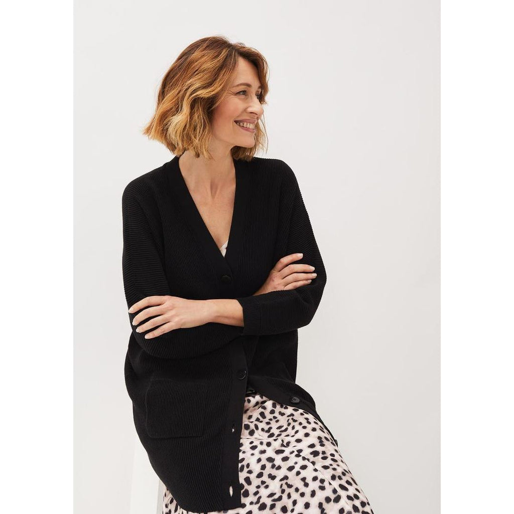 Phase Eight Annabella Cardigan - Black - Beales department store