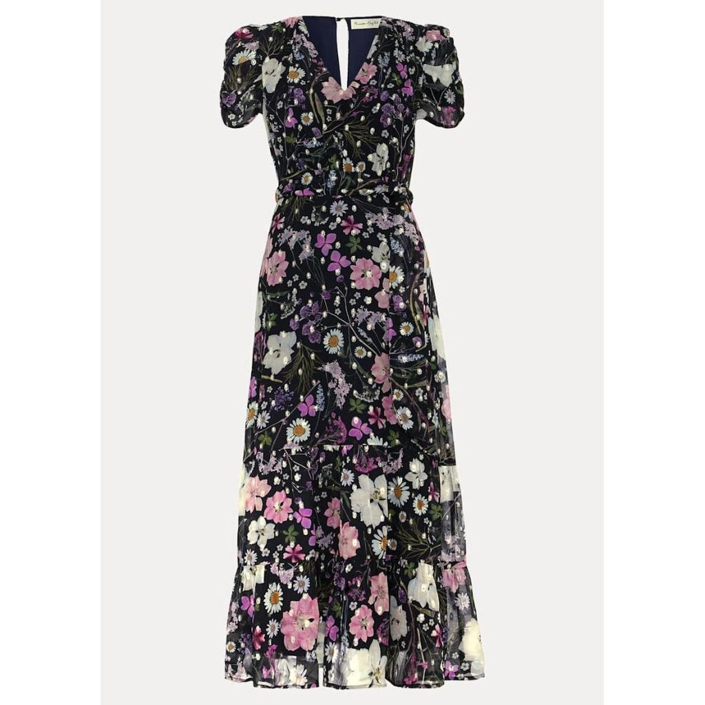 Phase Eight Azalea Print Fil Coupe Dress - Multi Coloured - Beales department store