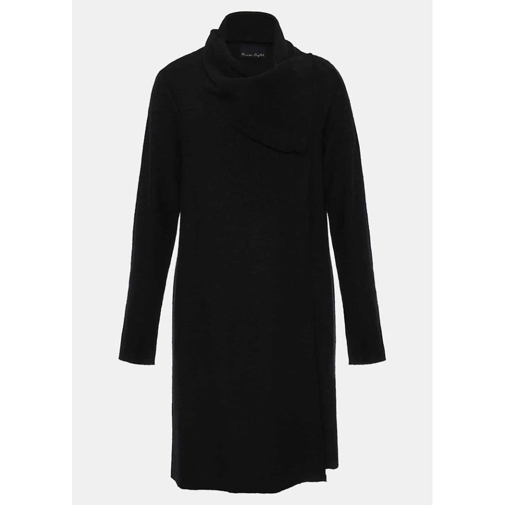 Phase Eight Bellona Knit Coat - Black - Beales department store