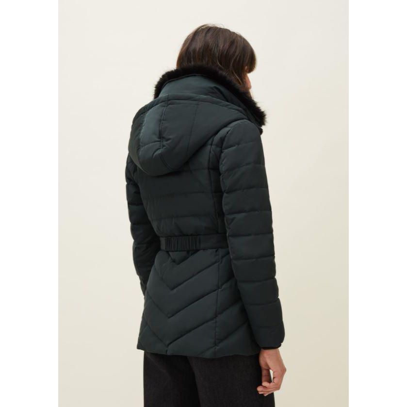 Phase Eight Bobbie Short Puffer Coat - Forest - Beales department store