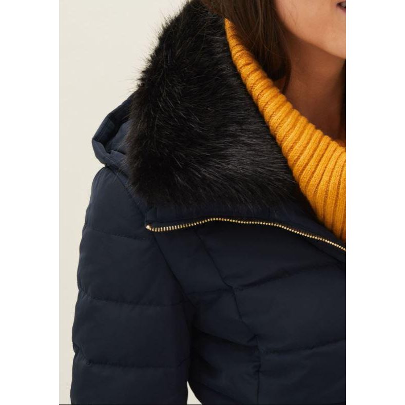 Phase Eight Bobbie Snap Puffer - Navy - Beales department store