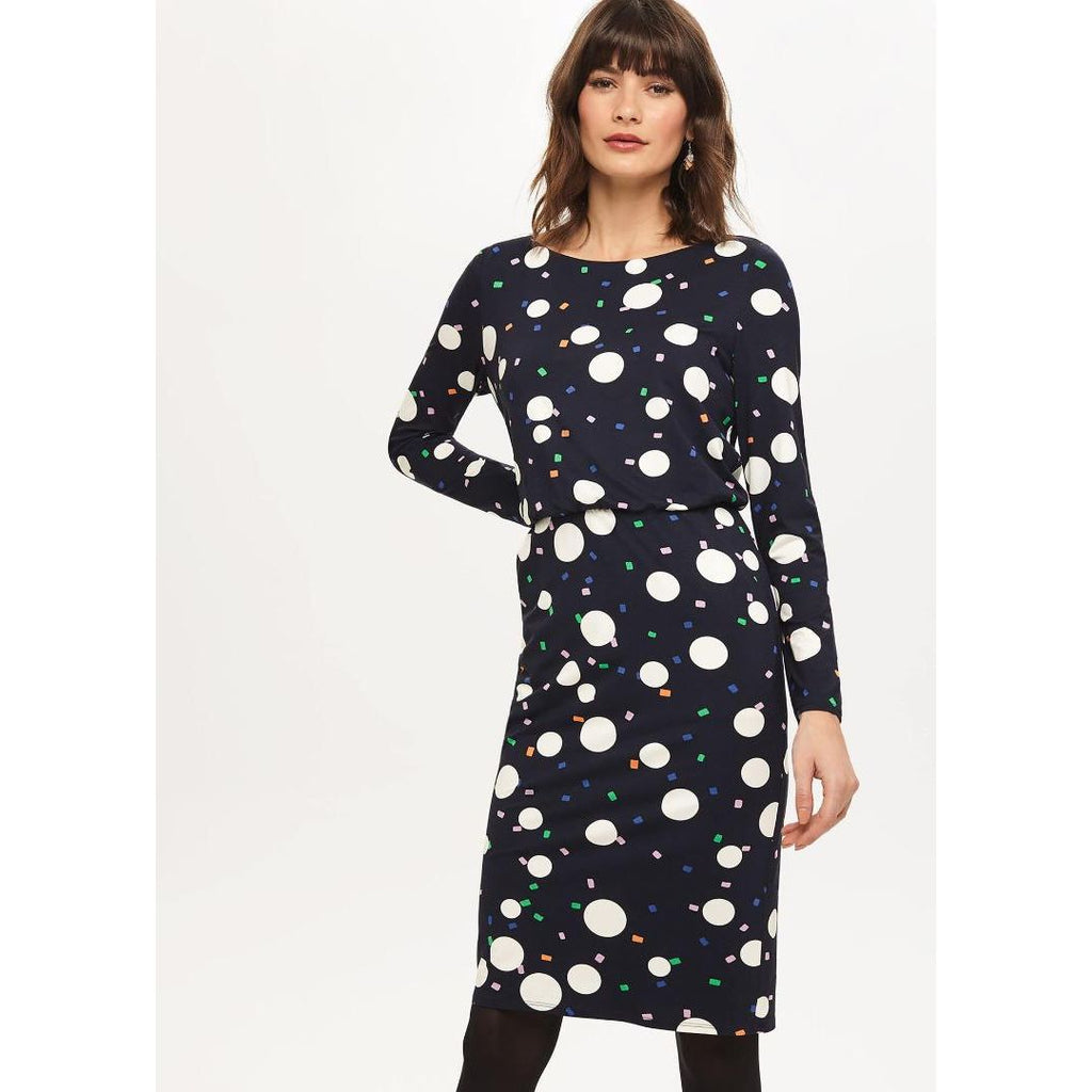 Phase Eight Bubble Print Dress Size 8 - Beales department store