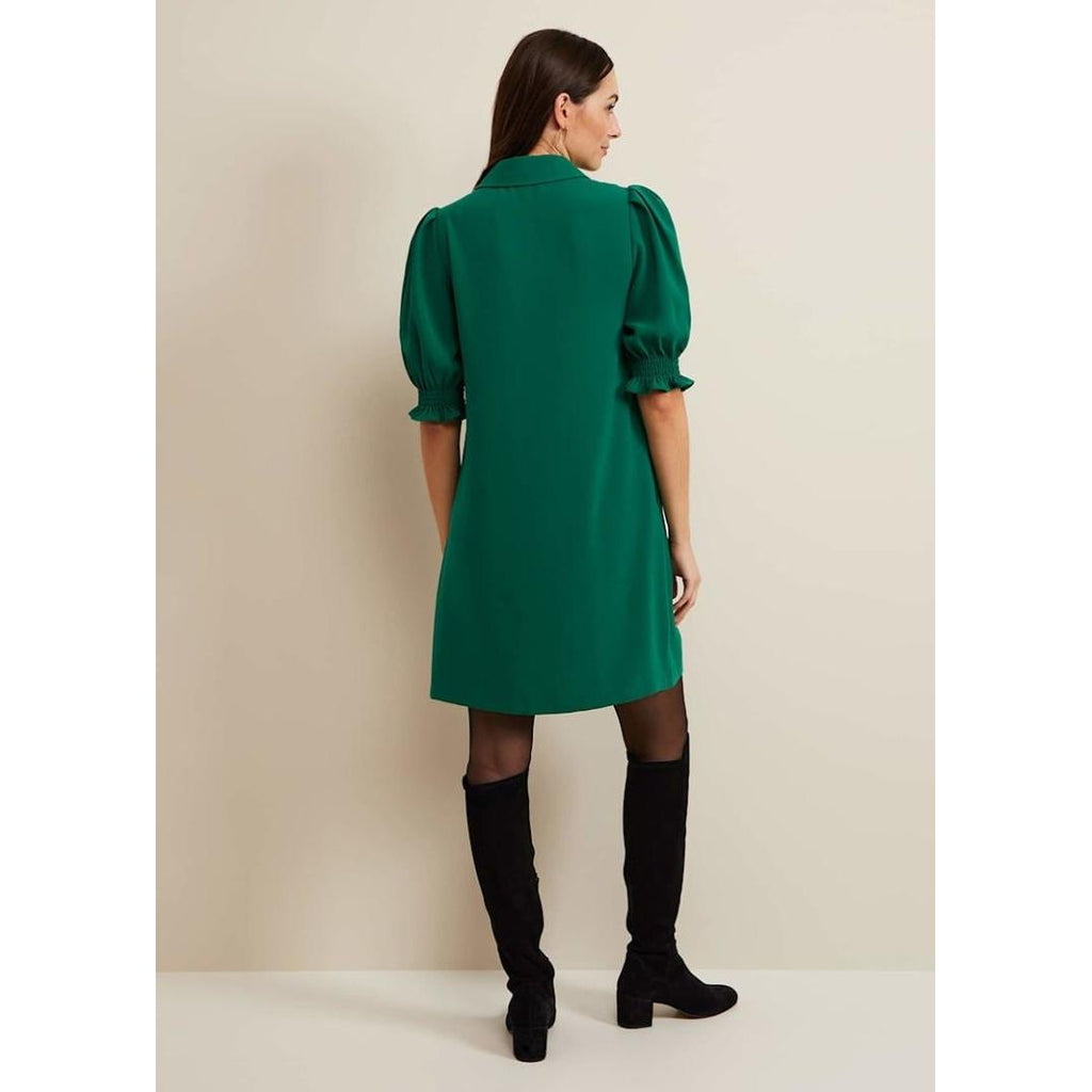 Phase Eight Candice Zip Swing Dress - Green - Beales department store