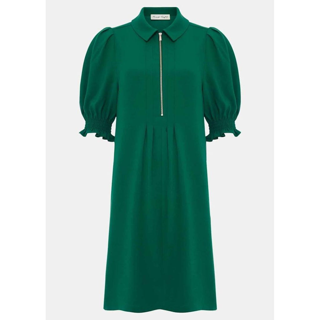 Phase Eight Candice Zip Swing Dress - Green - Beales department store