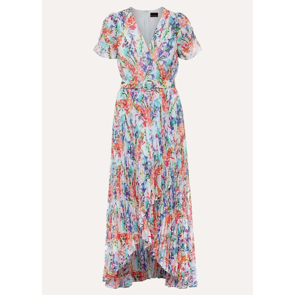 Phase Eight Cleo Floral Midaxi Dress - Cherry/Multi - Beales department store