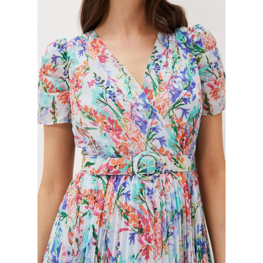 Phase Eight Cleo Floral Midaxi Dress - Cherry/Multi - Beales department store