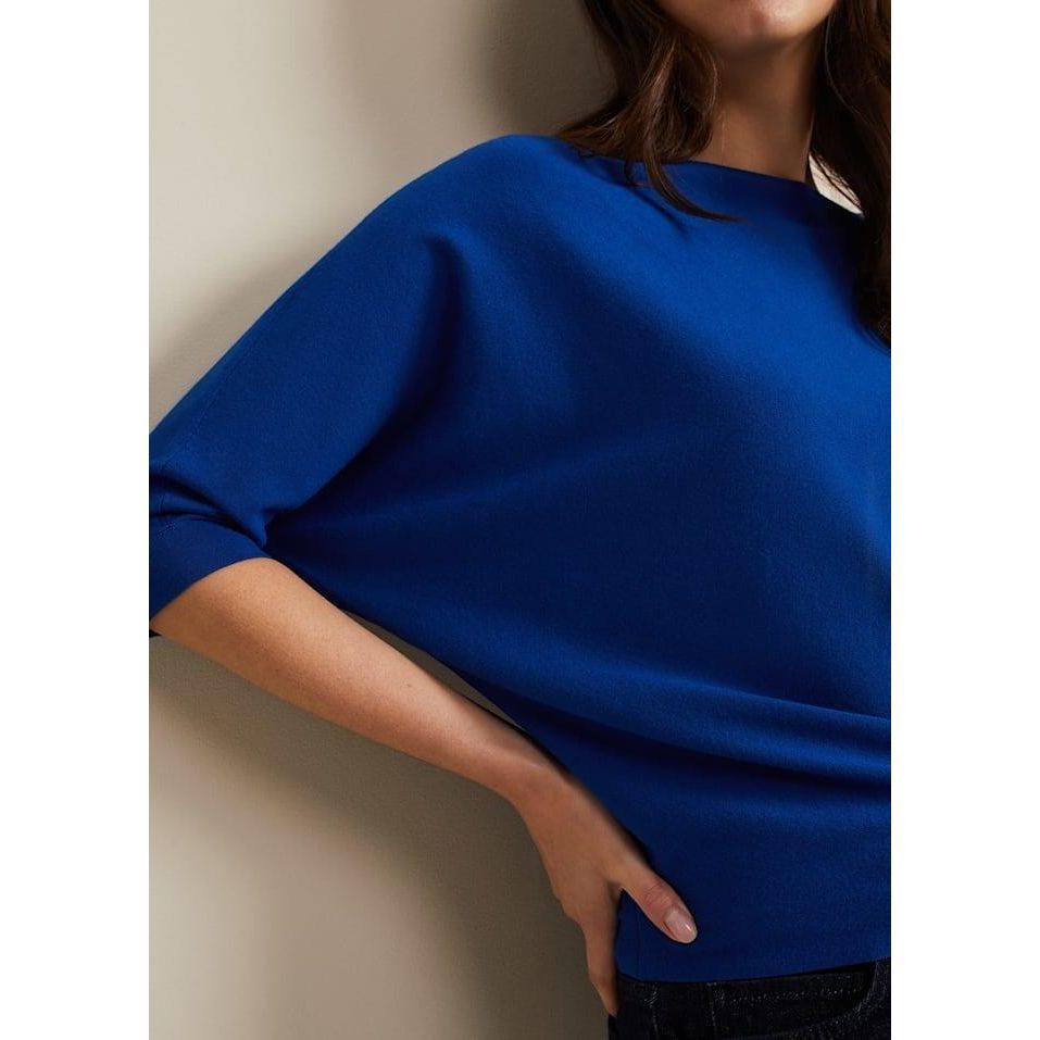 Phase Eight Cristine Knit Jumper - Cobalt - Beales department store