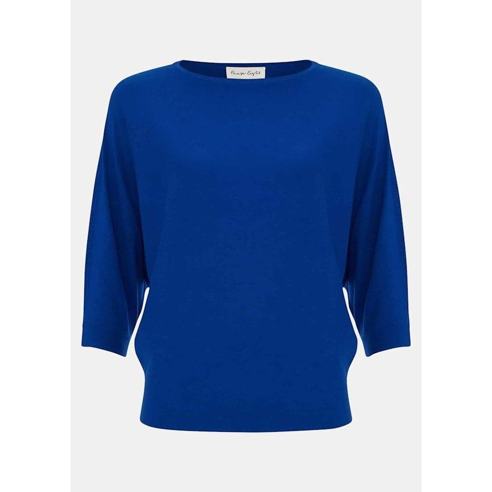 Phase Eight Cristine Knit Jumper - Cobalt - Beales department store