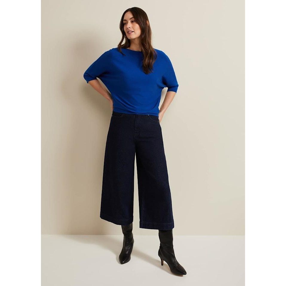 Phase Eight Cristine Knit Jumper - Cobalt - Beales department store