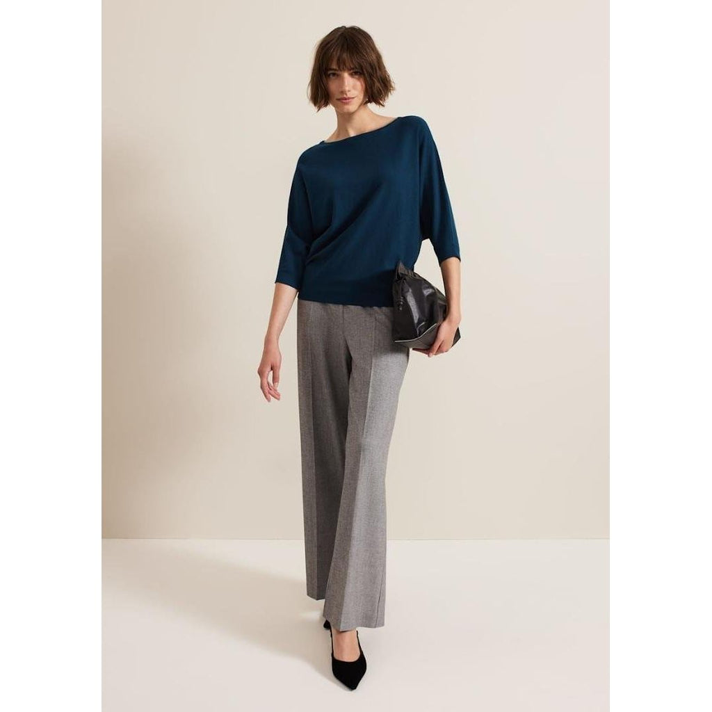 Phase Eight Cristine Knit Jumper - Petrol - Beales department store