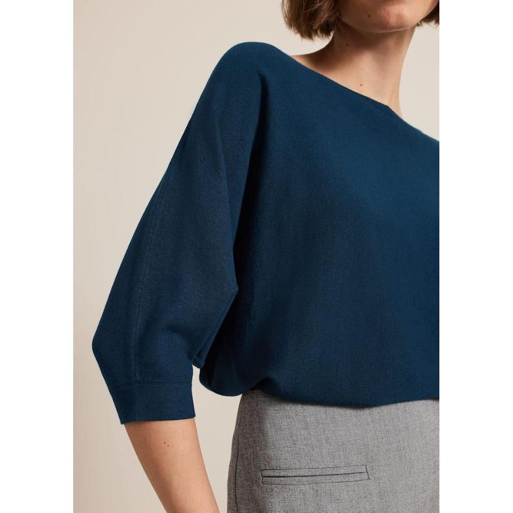 Phase Eight Cristine Knit Jumper - Petrol - Beales department store