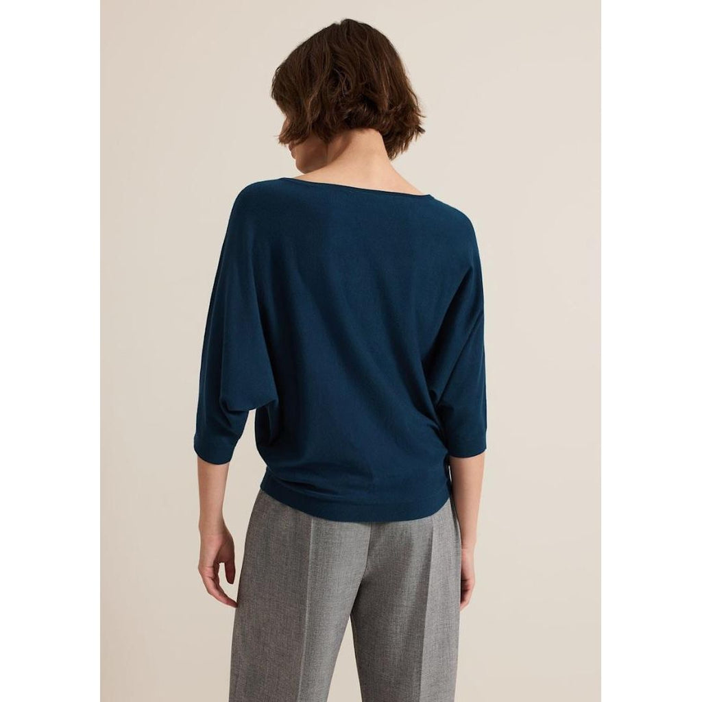 Phase Eight Cristine Knit Jumper - Petrol - Beales department store