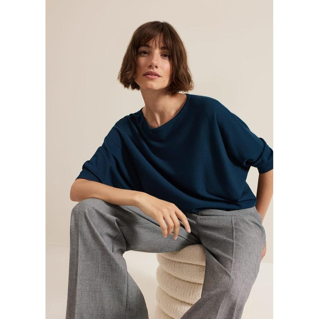 Phase Eight Cristine Knit Jumper - Petrol - Beales department store