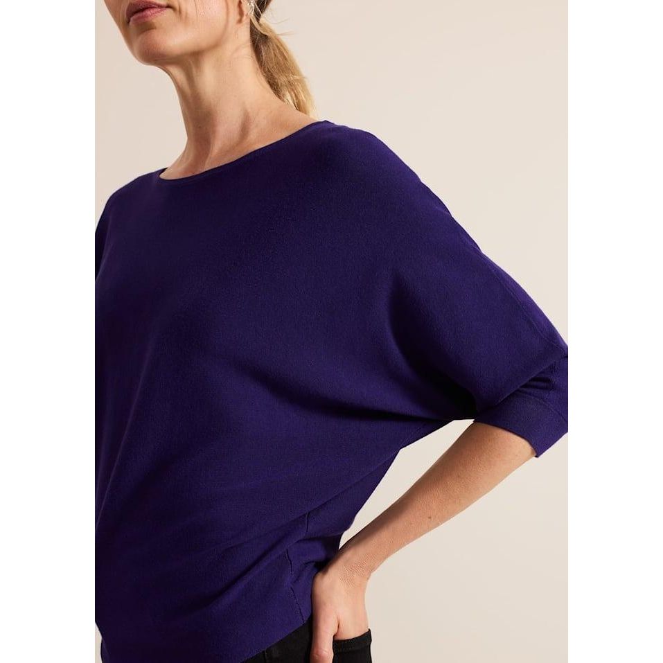 Phase Eight Cristine Knit Jumper - Purple - Beales department store