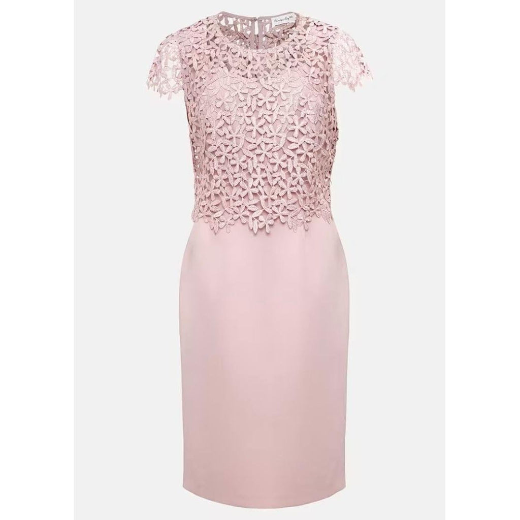 Phase Eight Daisy Lace Midi Dress - Pale Pink - Beales department store