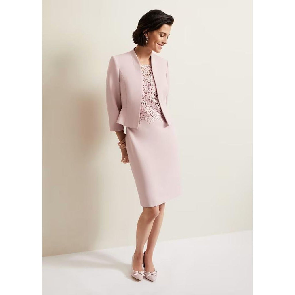 Phase Eight Daisy Peplum Jacket - Pale Pink - Beales department store