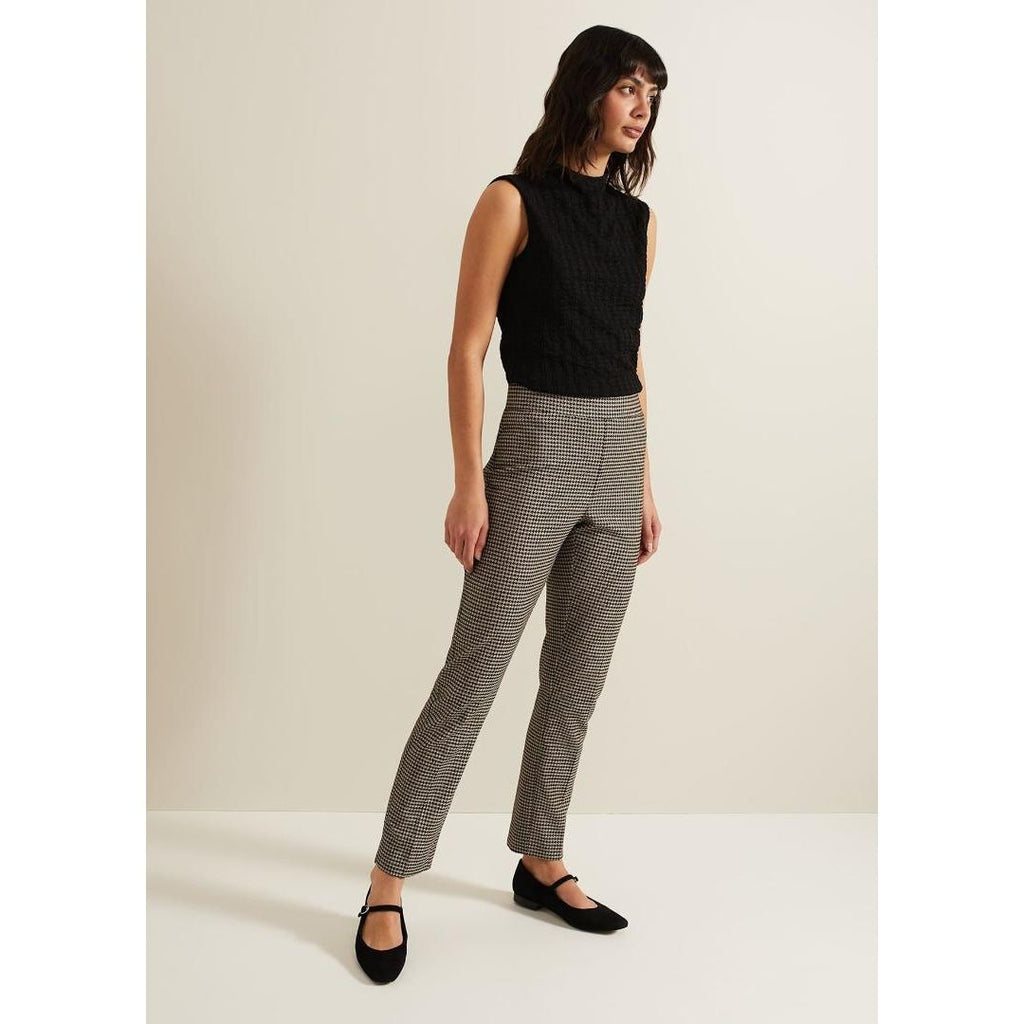 Phase Eight Donna Dogtooth Treggings - Black/Multi - Beales department store