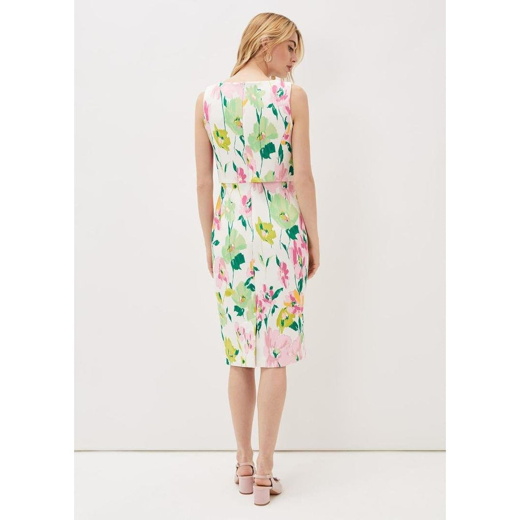 Phase Eight Effie Floral Dress - Ivory - Beales department store