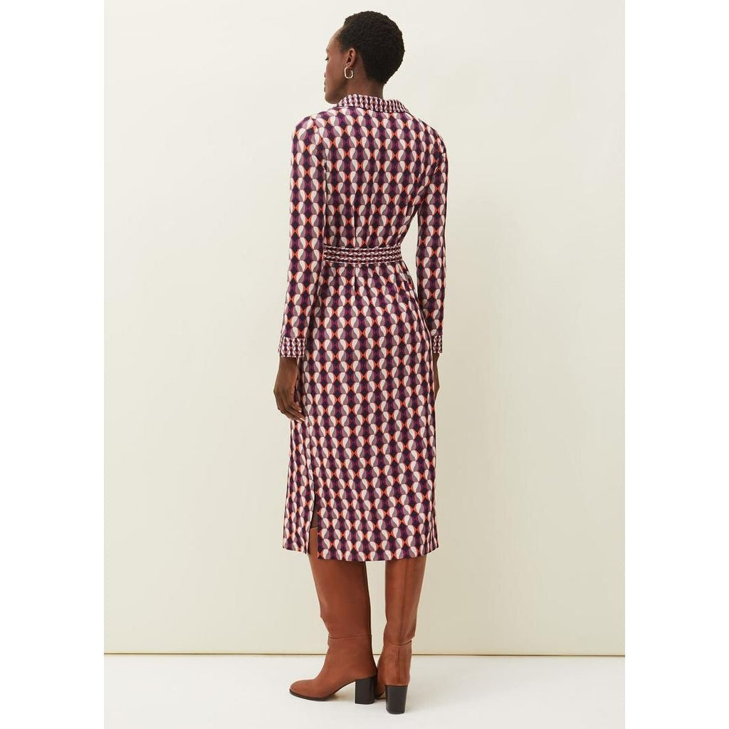 Phase Eight Elizza Geo Dress - Multi - Beales department store