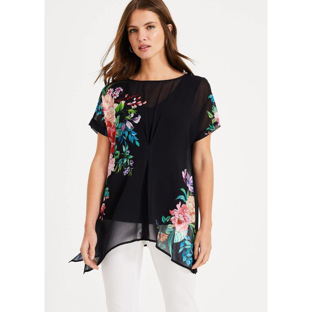 Phase Eight Ellison Floral Blouse Size 10 - Beales department store