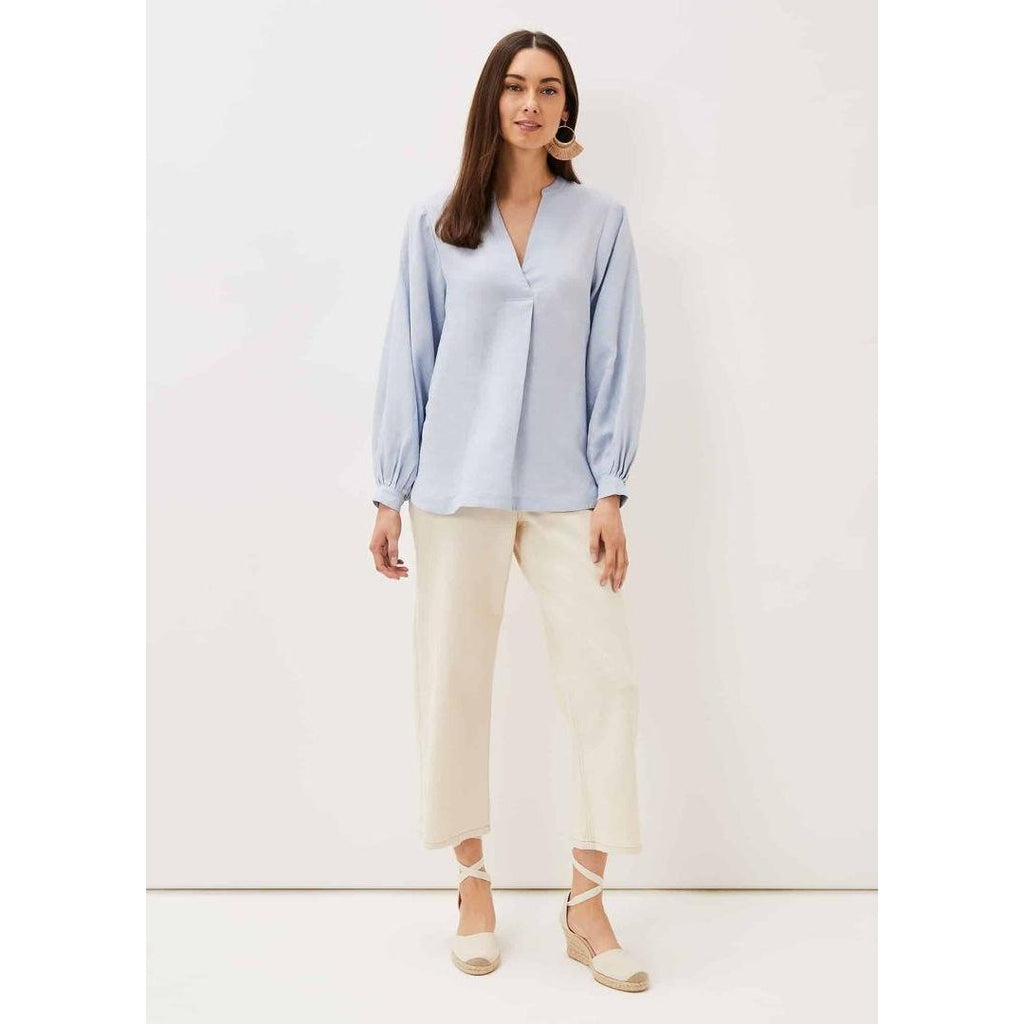 Phase Eight Emma Blouse - Soft Blue - Beales department store
