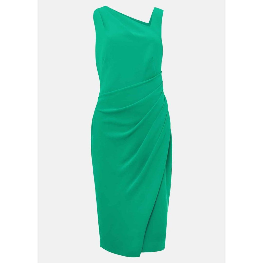 Phase Eight Emmie Asymmetric Hem Dress - Bright Green - Beales department store