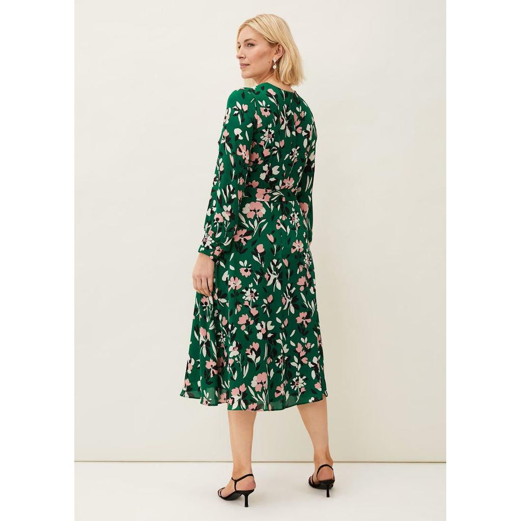 Phase Eight Emmy Floral Dress - Jade/Multi - Beales department store