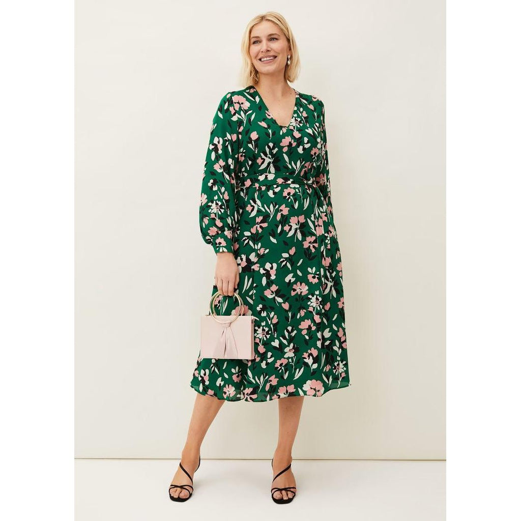 Phase Eight Emmy Floral Dress - Jade/Multi - Beales department store