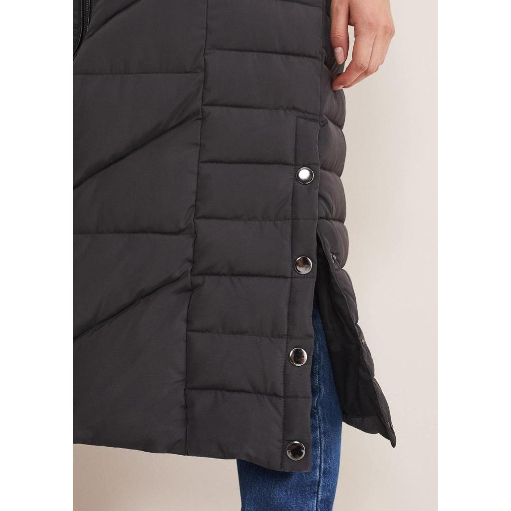 Phase Eight Georgie Maxi Puffer - Charcoal - Beales department store