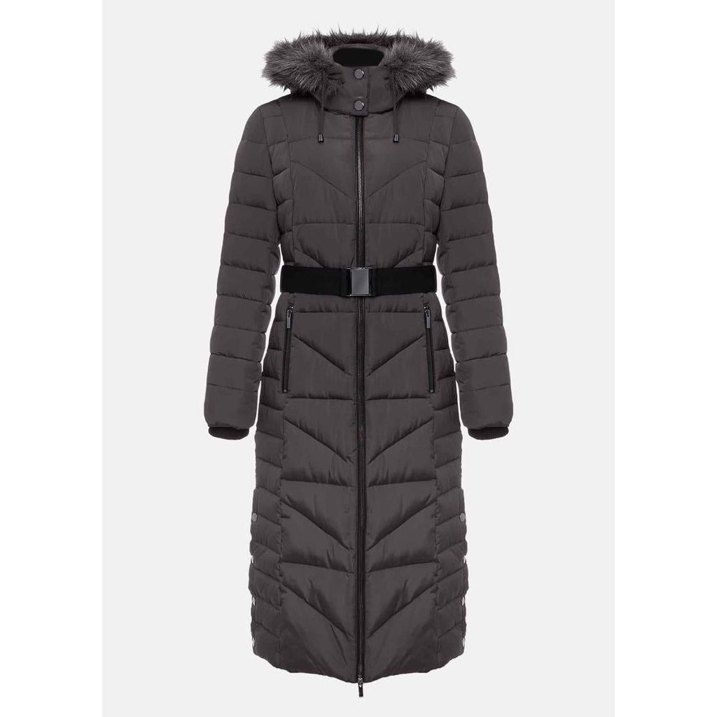 Phase Eight Georgie Maxi Puffer - Charcoal - Beales department store