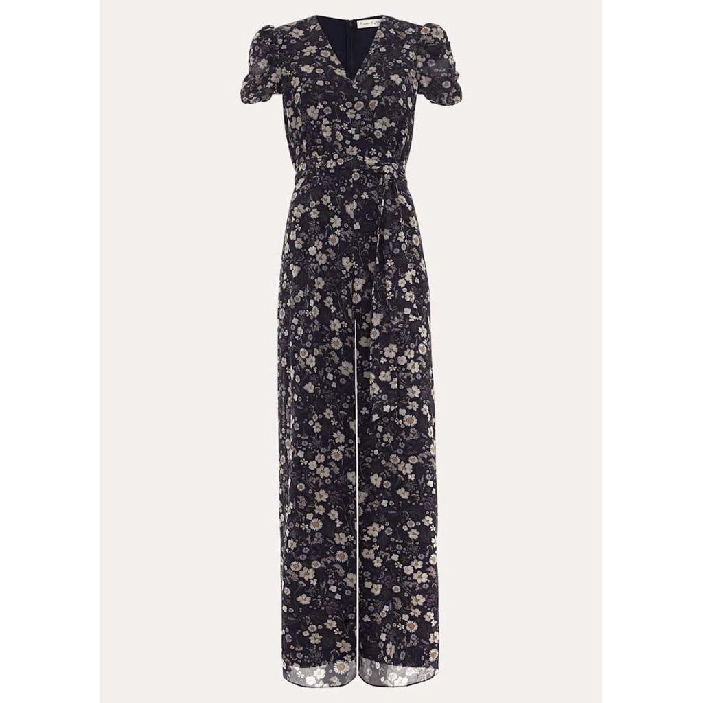 Phase Eight Helene Floral Print Jumpsuit - Multi Coloured - Beales department store