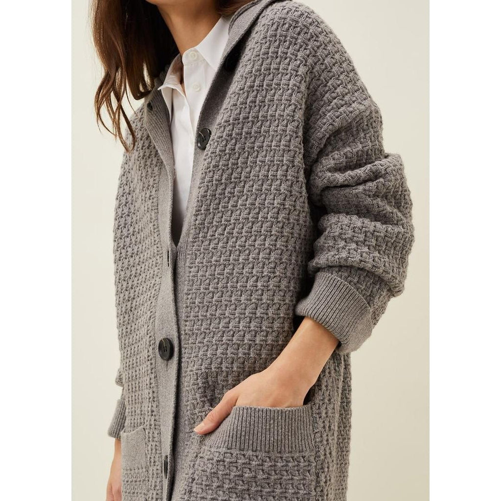 Phase Eight Holly Chunky Coat - Charcoal - Beales department store