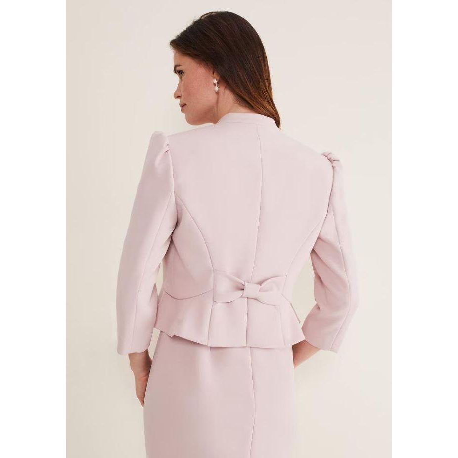 Phase Eight Isabella Bow Jacket - Antique Rose - Beales department store