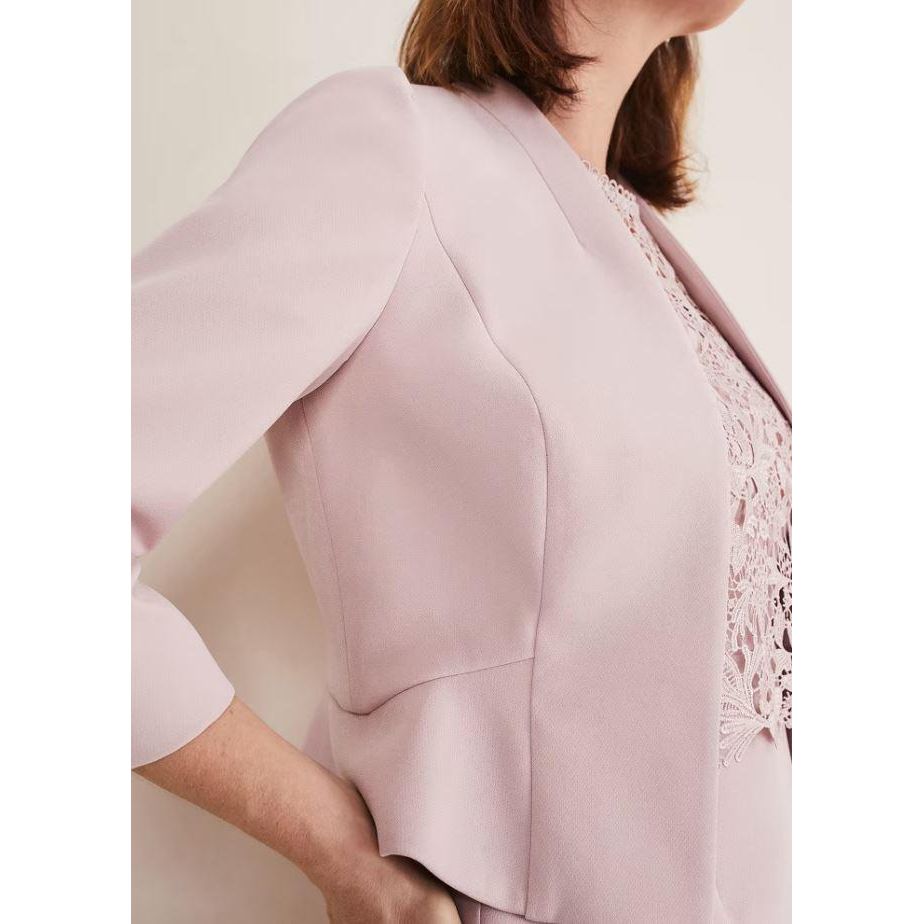 Phase Eight Isabella Bow Jacket - Antique Rose - Beales department store