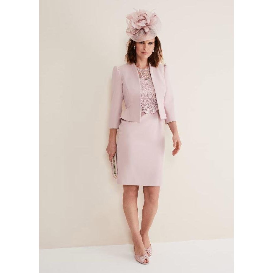 Phase Eight Isabella Bow Jacket - Antique Rose - Beales department store