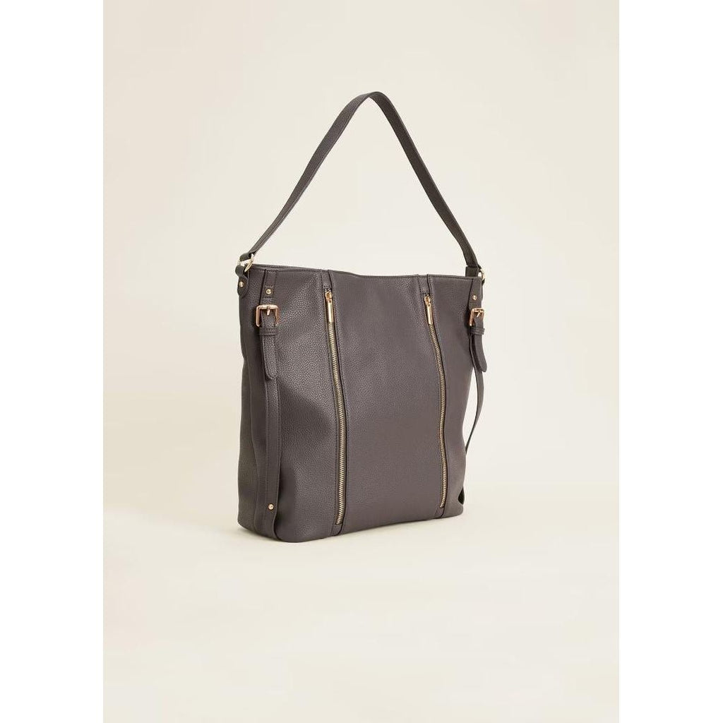 Phase Eight Janessa Slouch Bag - Charcoal - Beales department store