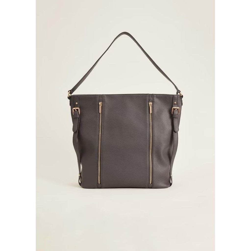 Phase Eight Janessa Slouch Bag - Charcoal - Beales department store