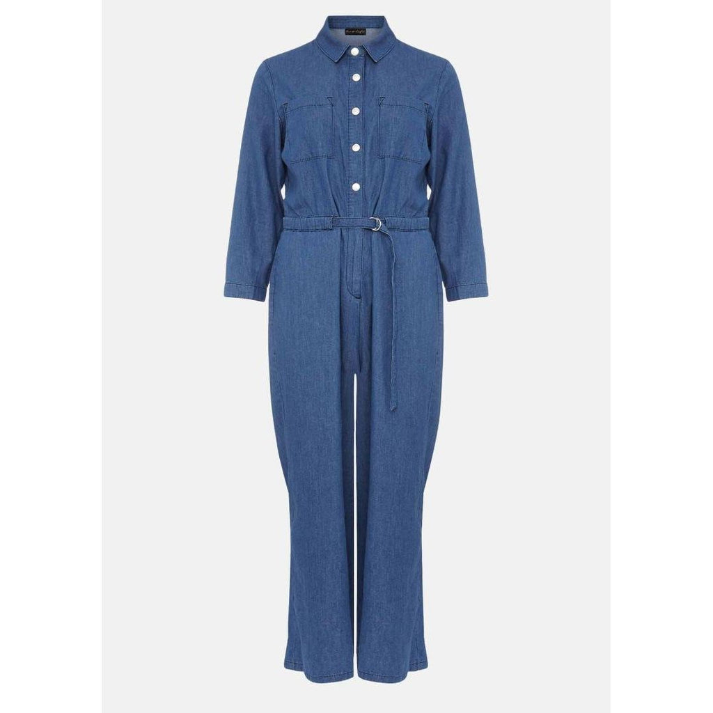 Phase Eight Jarah Denim Jumpsuit - Chambray - Beales department store