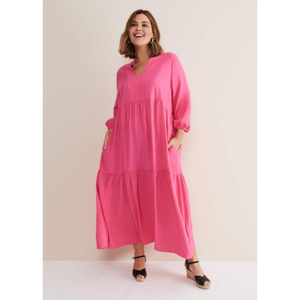 Phase Eight Jayde Midaxi Dress - Pink - Beales department store