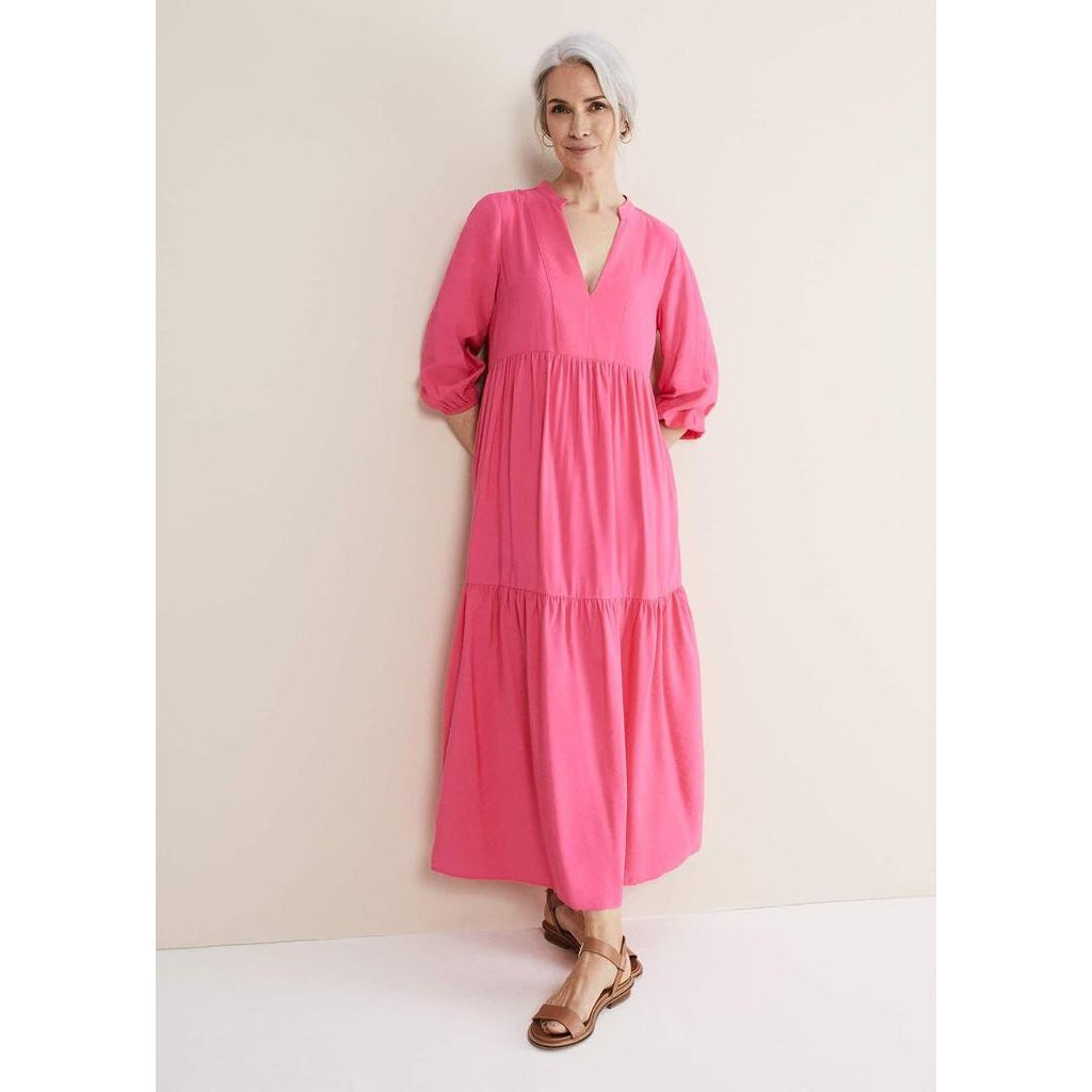 Phase Eight Jayde Midaxi Dress - Pink - Beales department store