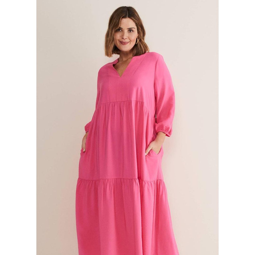 Phase Eight Jayde Midaxi Dress - Pink - Beales department store