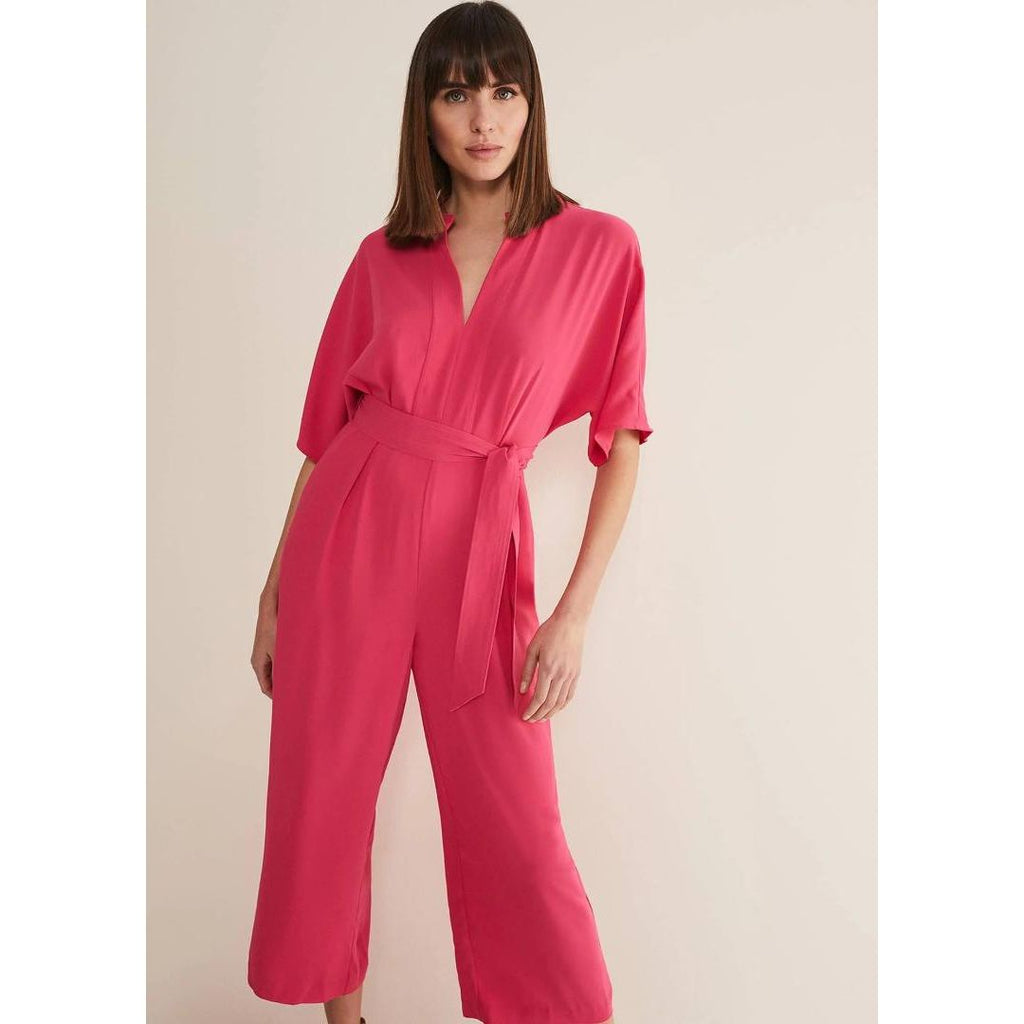 Phase Eight Jiya Batwing Jumpsuit - Pink - Beales department store