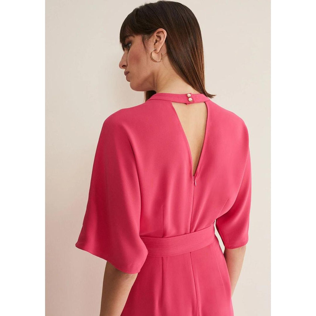 Phase Eight Jiya Batwing Jumpsuit - Pink - Beales department store