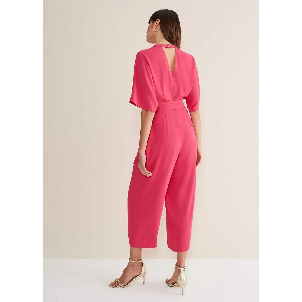 Phase Eight Jiya Batwing Jumpsuit - Pink - Beales department store