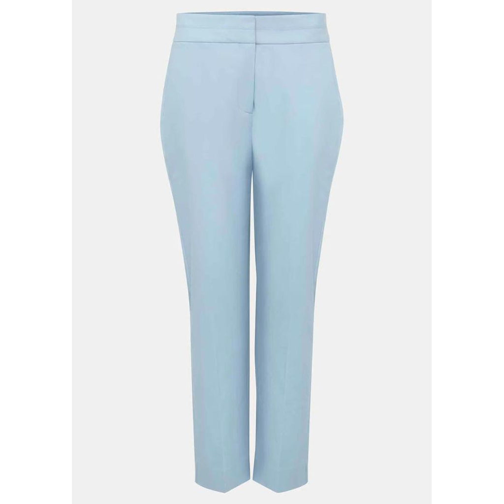 Phase Eight Julianna Cropped Straight Leg Trousers - Cornflower Blue - Beales department store